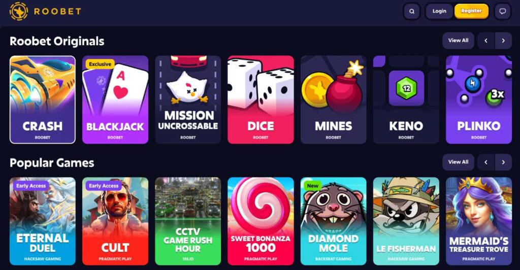 Live Casino Roobet